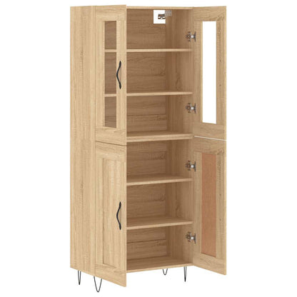 Highboard Sonoma Oak 69,5x34x180 cm Engineered Wood