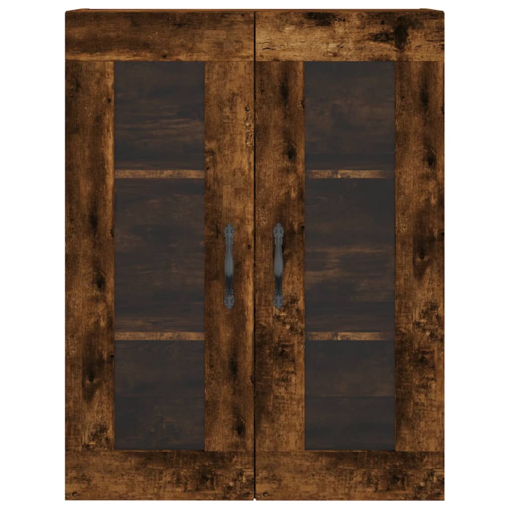 Highboard Smoked Oak 69.5x34x180 cm Engineered Wood