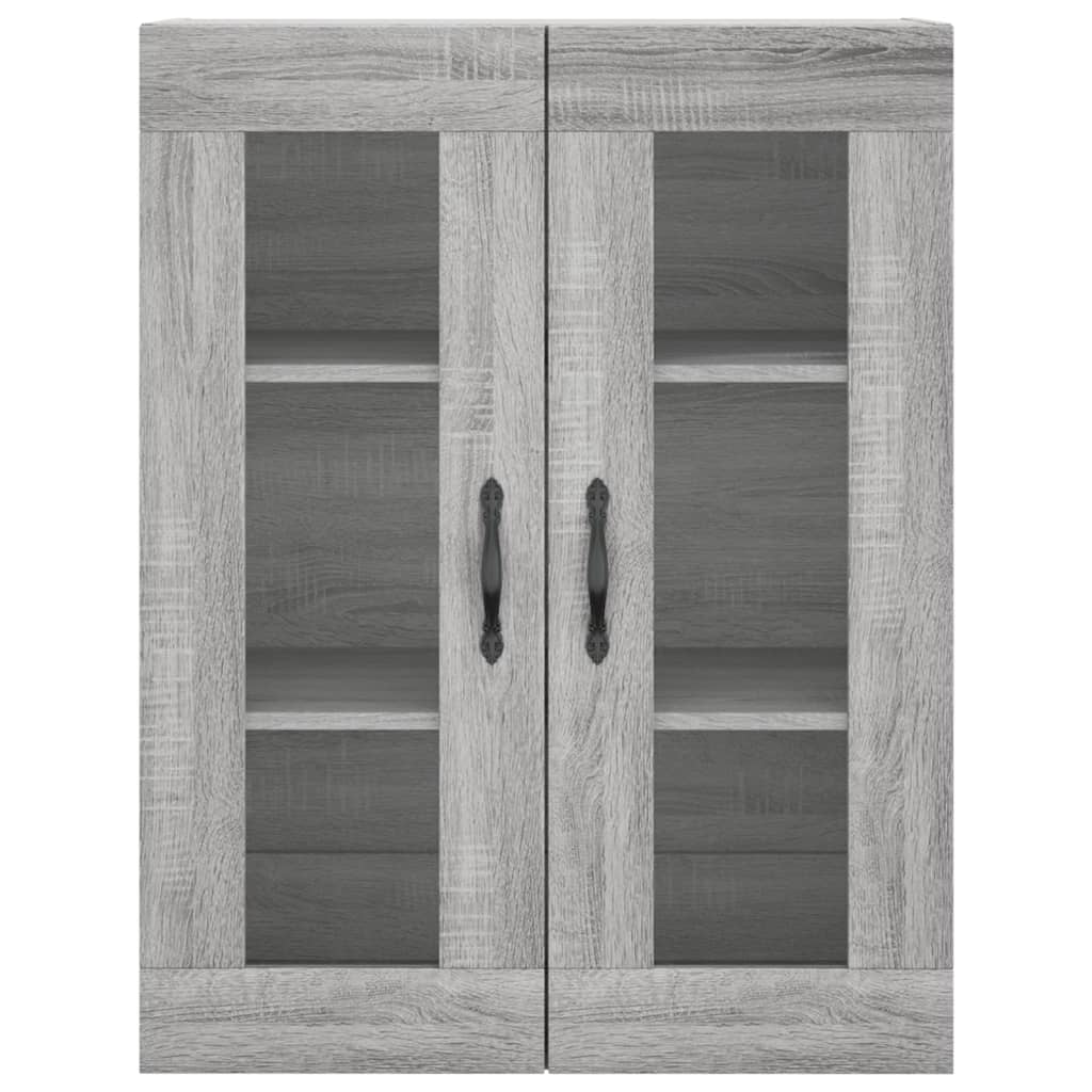 Highboard Grey Sonoma 69,5x34x180 cm Engineered Wood