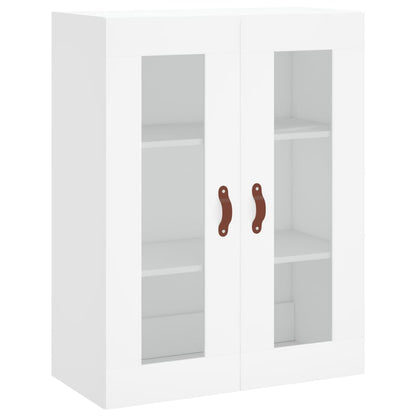 Highboard White 69.5x34x180 cm Engineered Wood