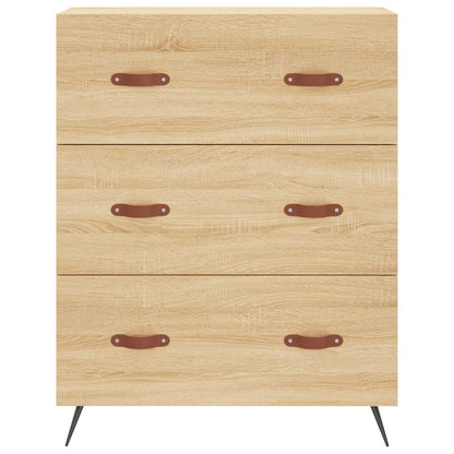 Highboard Sonoma Oak 69.5x34x180 cm Engineered Wood