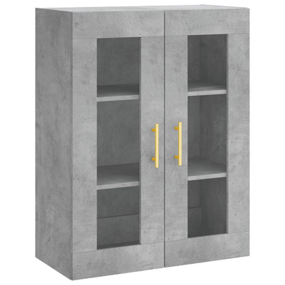 Highboard Concrete Grey 69,5x34x180 cm Engineered Wood