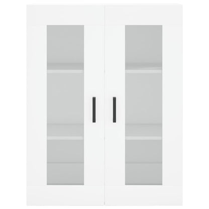 Highboard White 69,5x34x180 cm Engineered Wood