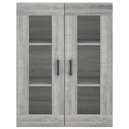 Highboard Grey Sonoma 69.5x34x180 cm Engineered Wood