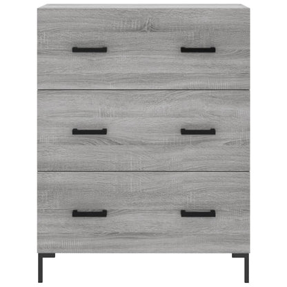Highboard Grey Sonoma 69,5x34x180 cm Engineered Wood