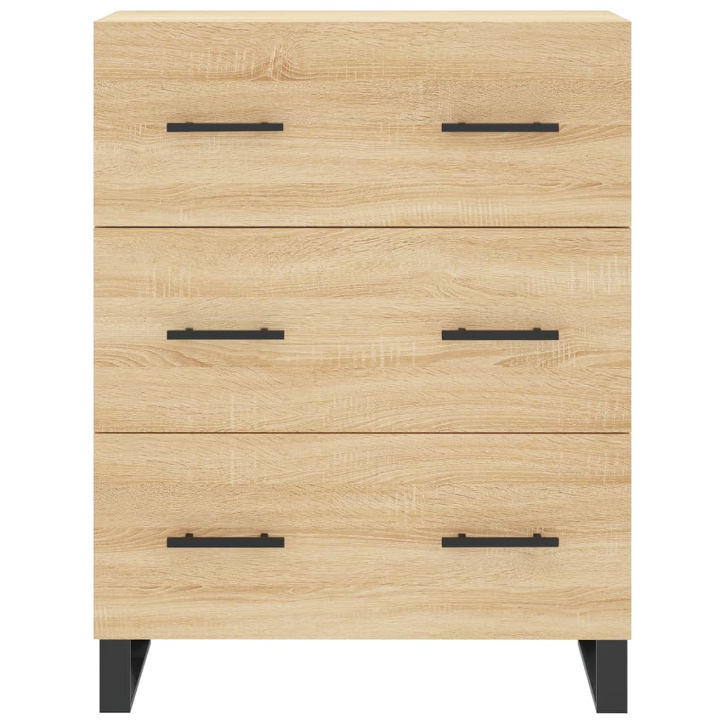 Highboard Sonoma Oak 69,5x34x180 cm Engineered Wood
