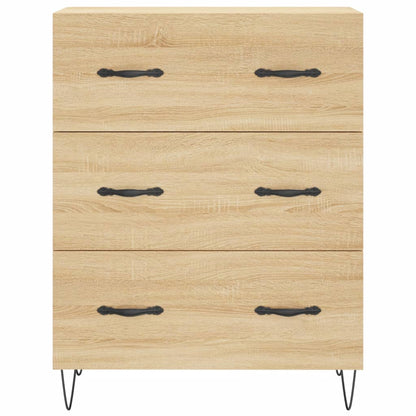 Highboard Sonoma Oak 69,5x34x180 cm Engineered Wood