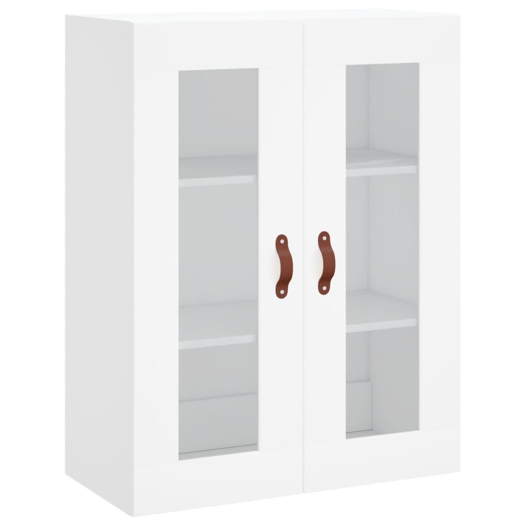 Highboard White 69,5x34x180 cm Engineered Wood