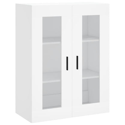 Highboard White 69,5x34x180 cm Engineered Wood