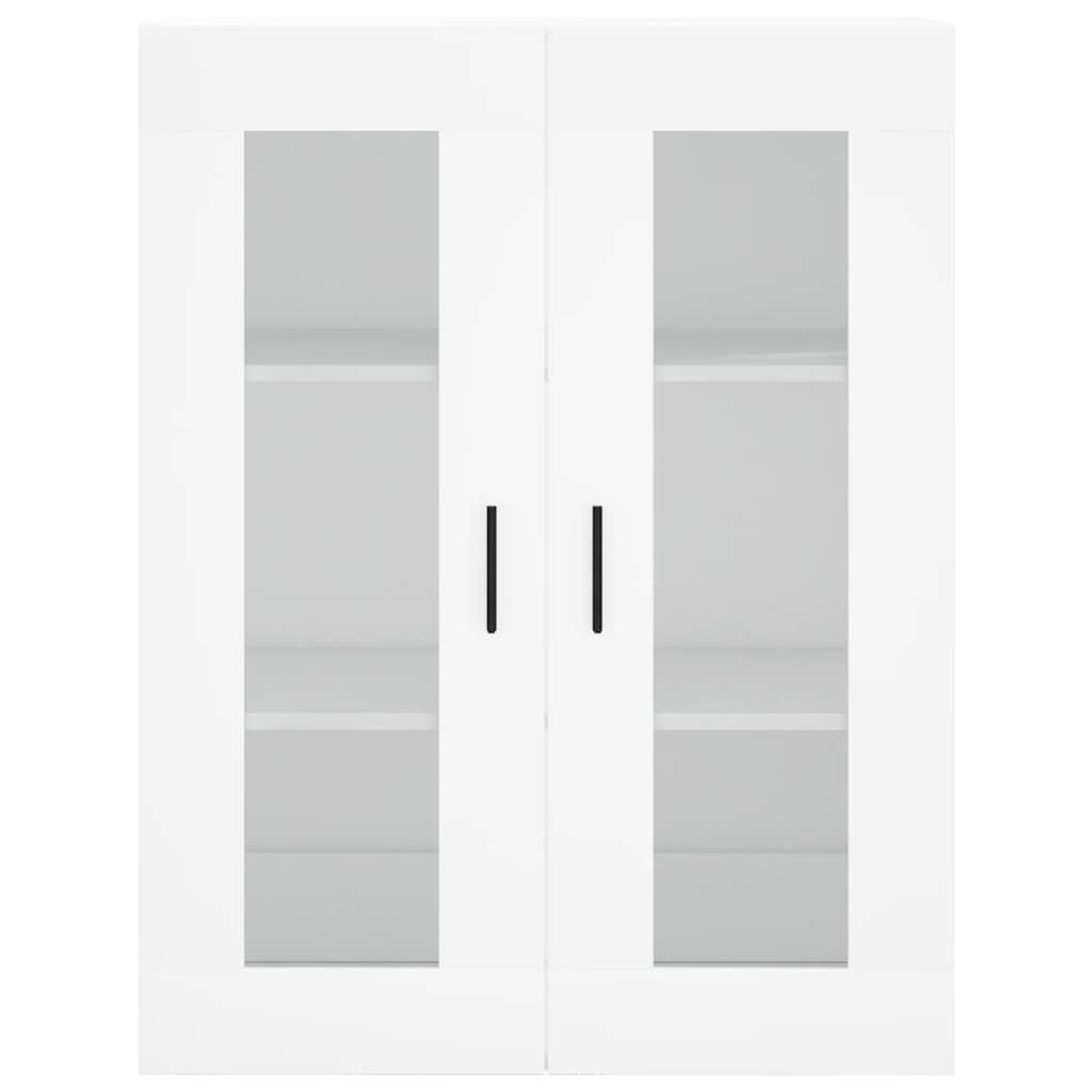 Highboard White 69,5x34x180 cm Engineered Wood