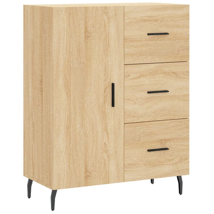 Highboard Sonoma Oak 69,5x34x180 cm Engineered Wood