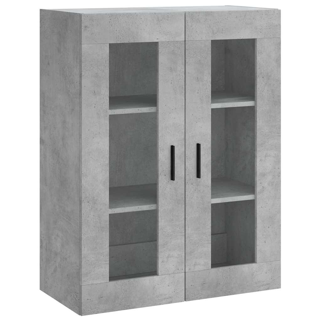 Highboard Concrete Grey 69,5x34x180 cm Engineered Wood