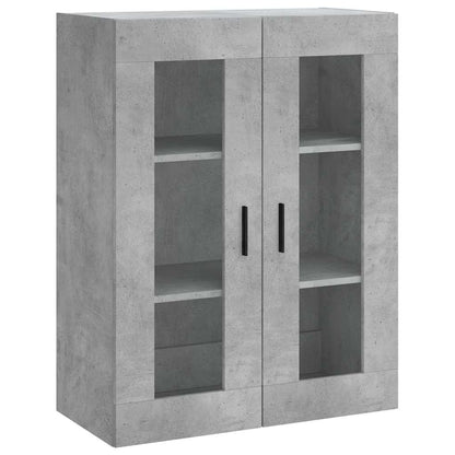 Highboard Concrete Grey 69,5x34x180 cm Engineered Wood