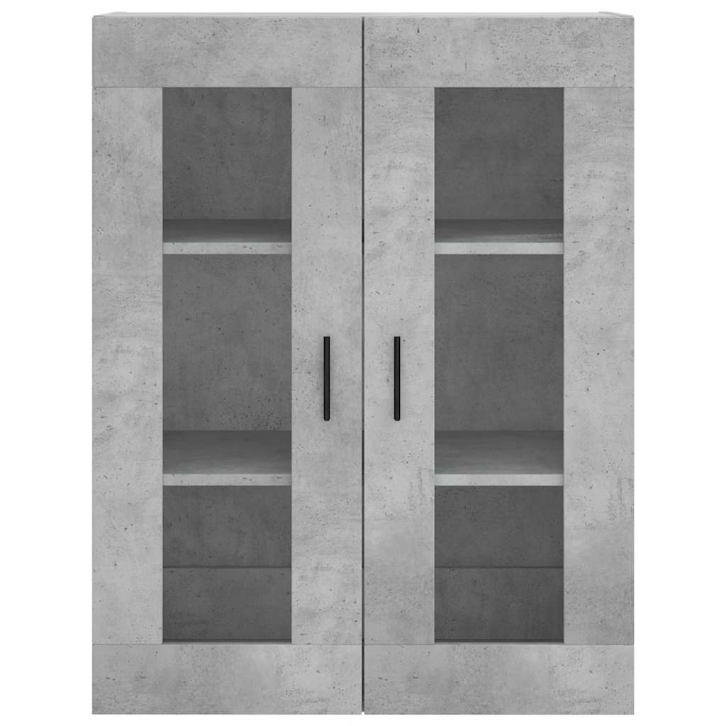 Highboard Concrete Grey 69,5x34x180 cm Engineered Wood