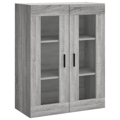 Highboard Grey Sonoma 69,5x34x180 cm Engineered Wood