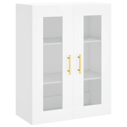Highboard White 69,5x34x180 cm Engineered Wood