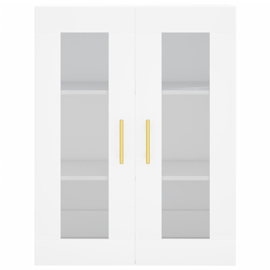 Highboard White 69,5x34x180 cm Engineered Wood