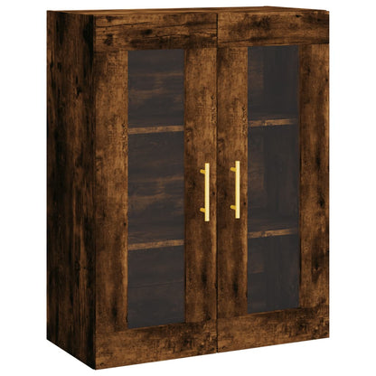 Highboard Smoked Oak 69,5x34x180 cm Engineered Wood