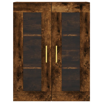 Highboard Smoked Oak 69.5x34x180 cm Engineered Wood