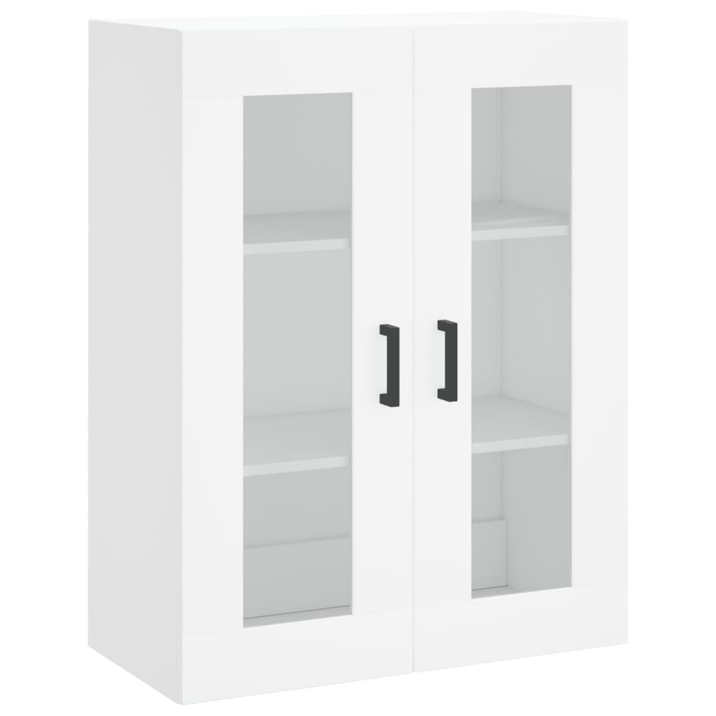 Highboard White 69,5x34x180 cm Engineered Wood