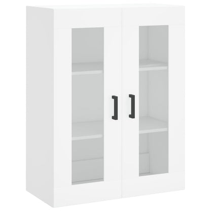 Highboard White 69,5x34x180 cm Engineered Wood