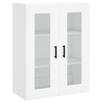 Highboard White 69,5x34x180 cm Engineered Wood