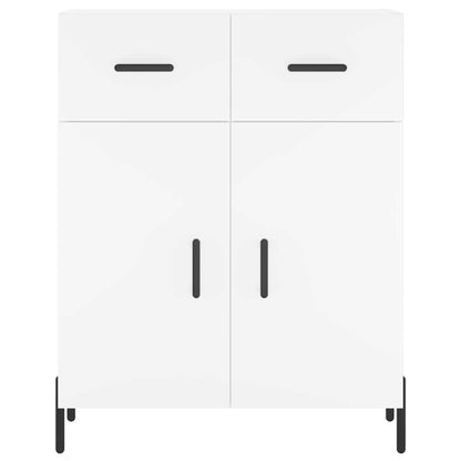 Highboard White 69.5x34x180 cm Engineered Wood