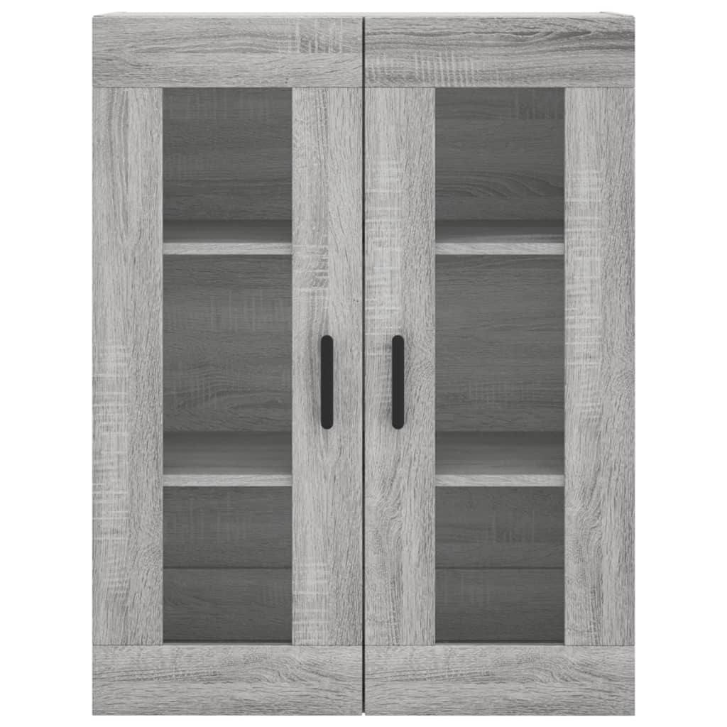 Highboard Grey Sonoma 69,5x34x180 cm Engineered Wood