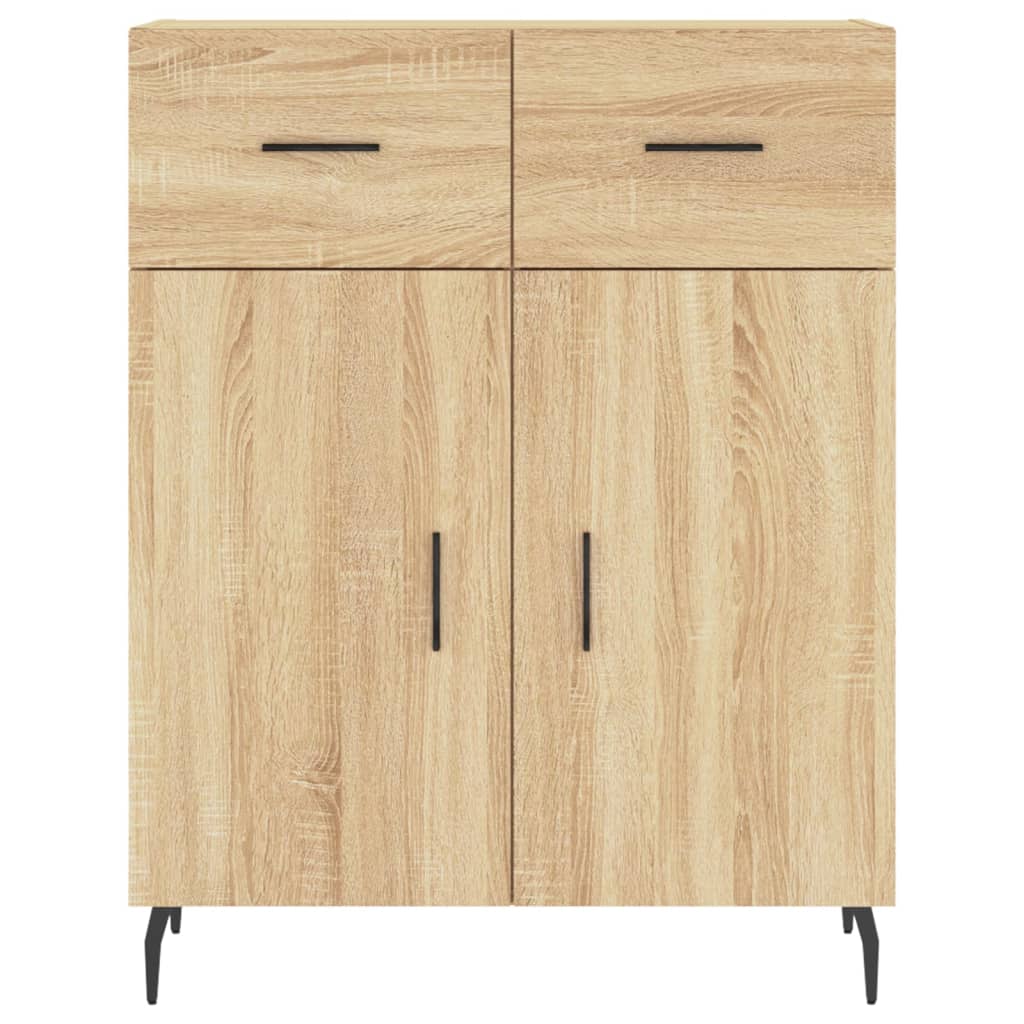 Highboard Sonoma Oak 69,5x34x180 cm Engineered Wood