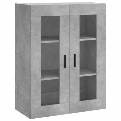 Highboard Concrete Grey 69,5x34x180 cm Engineered Wood