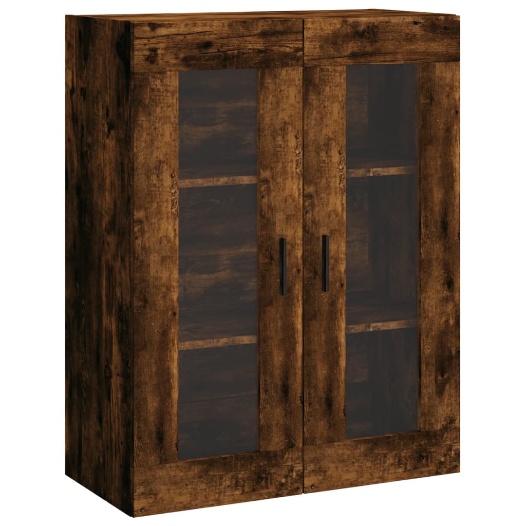 Highboard Smoked Oak 69,5x34x180 cm Engineered Wood
