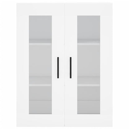 Highboard White 69.5x34x180 cm Engineered Wood