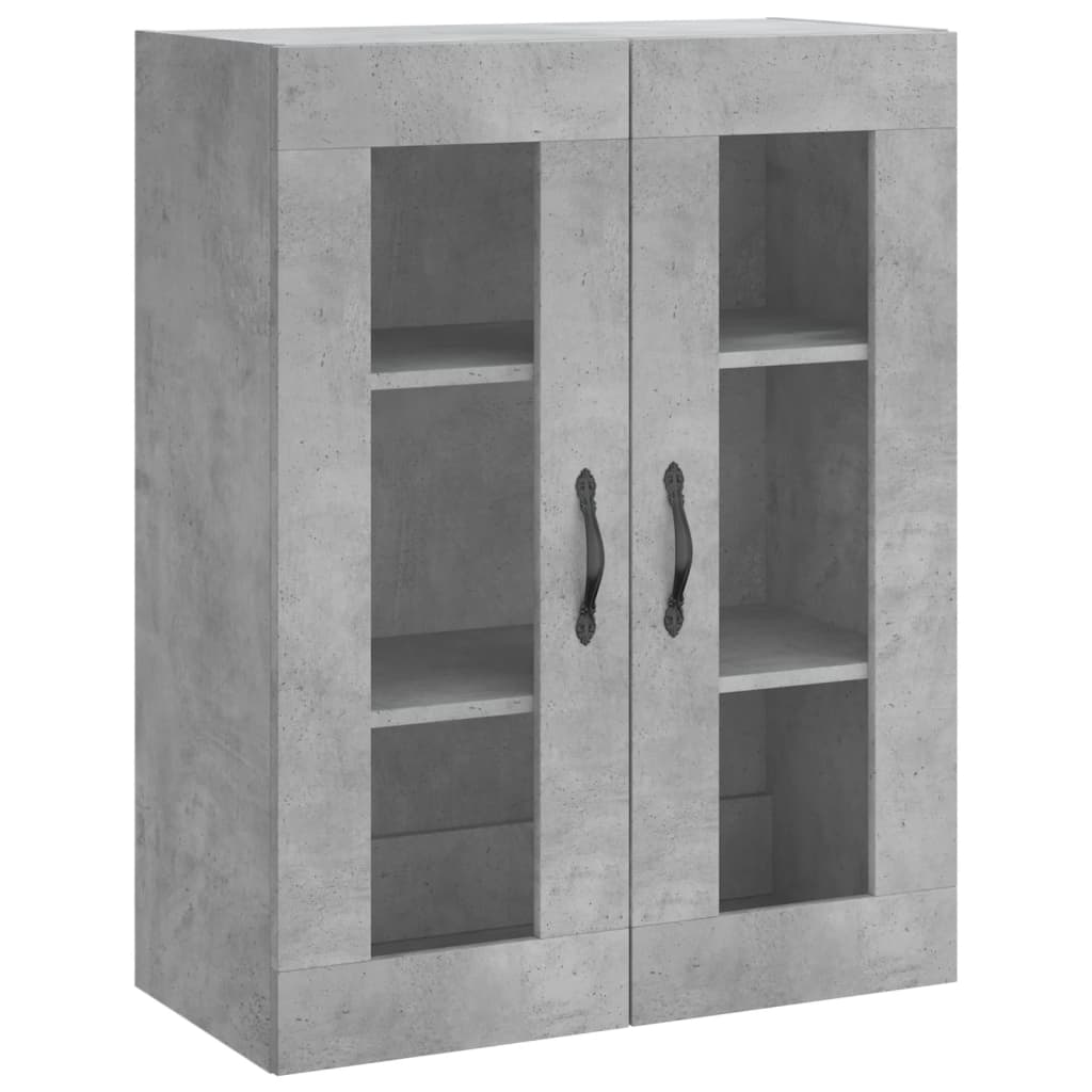 Highboard Concrete Grey 69,5x34x180 cm Engineered Wood