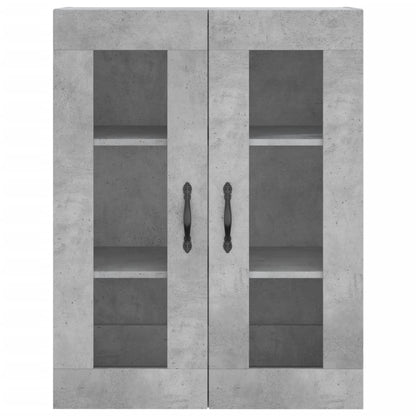 Highboard Concrete Grey 69,5x34x180 cm Engineered Wood