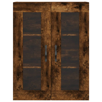 Highboard Smoked Oak 69.5x34x180 cm Engineered Wood