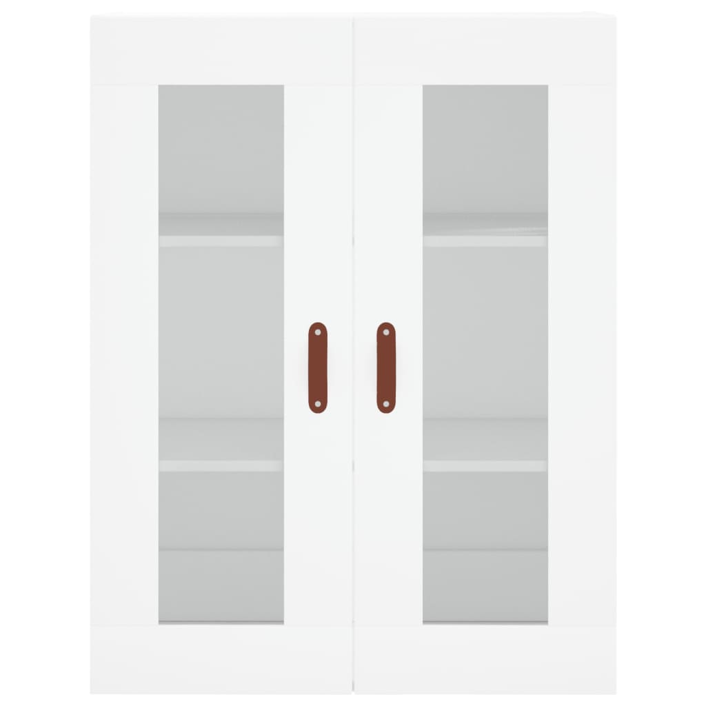 Highboard White 69.5x34x180 cm Engineered Wood