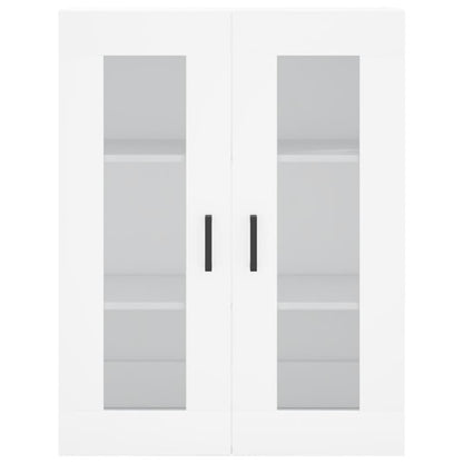 Highboard White 69.5x34x180 cm Engineered Wood