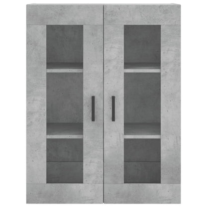 Highboard Concrete Grey 69,5x34x180 cm Engineered Wood