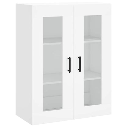 Highboard White 69,5x34x180 cm Engineered Wood