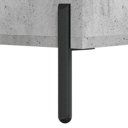 Highboard Concrete Grey 69,5x34x180 cm Engineered Wood
