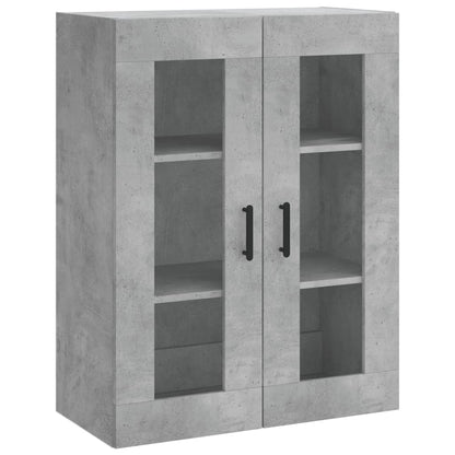 Highboard Concrete Grey 69,5x34x180 cm Engineered Wood
