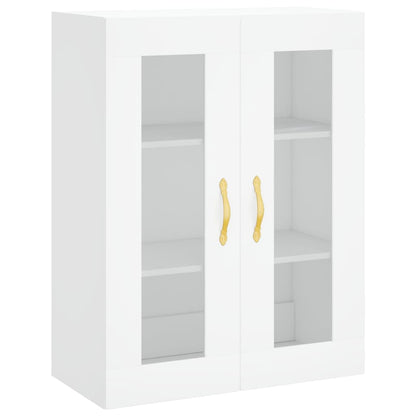 Highboard White 69.5x34x180 cm Engineered Wood