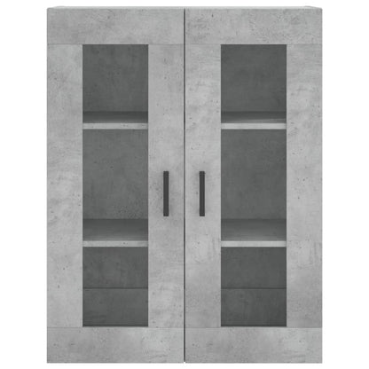 Highboard Concrete Grey 69,5x34x180 cm Engineered Wood