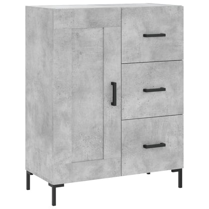 Highboard Concrete Grey 69,5x34x180 cm Engineered Wood