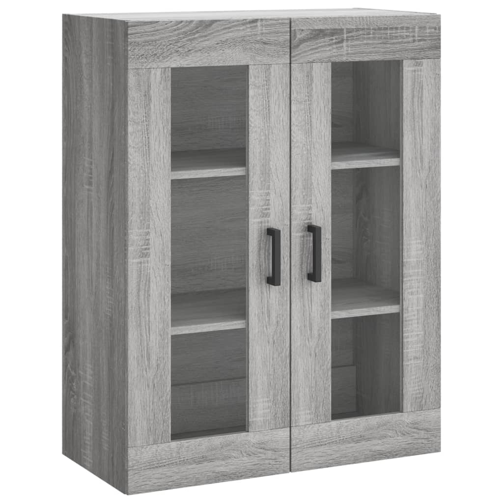 Highboard Grey Sonoma 69,5x34x180 cm Engineered Wood