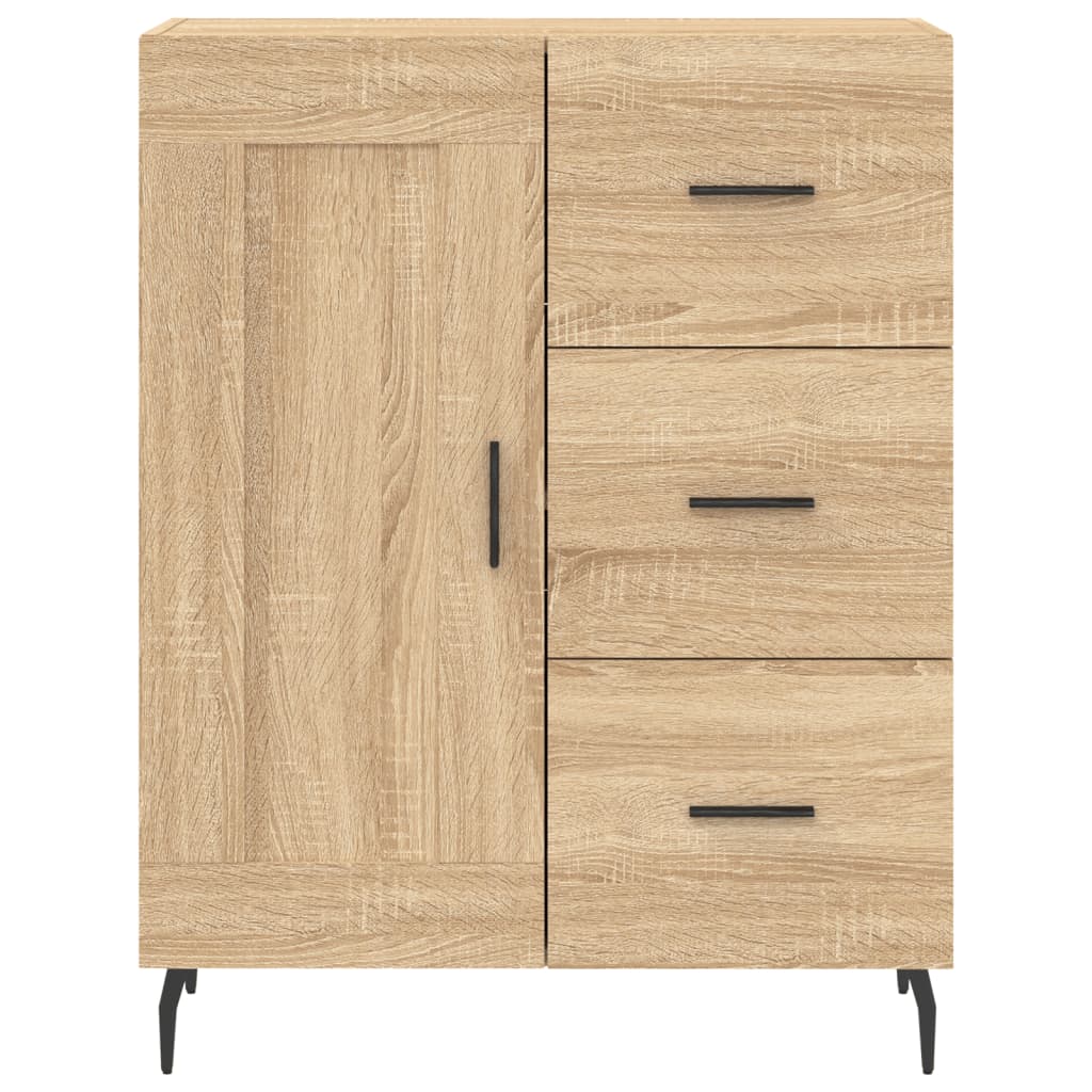 Highboard Sonoma Oak 69,5x34x180 cm Engineered Wood