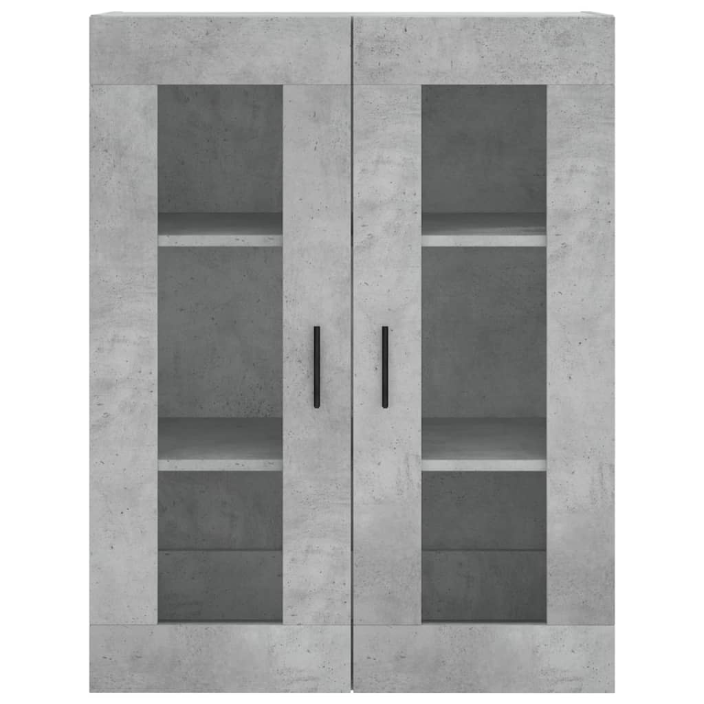 Highboard Concrete Grey 69,5x34x180 cm Engineered Wood