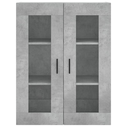 Highboard Concrete Grey 69,5x34x180 cm Engineered Wood