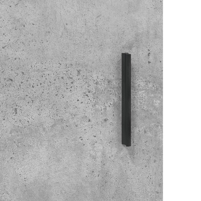 Highboard Concrete Grey 69,5x34x180 cm Engineered Wood