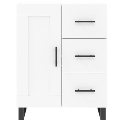 Highboard White 69.5x34x180 cm Engineered Wood